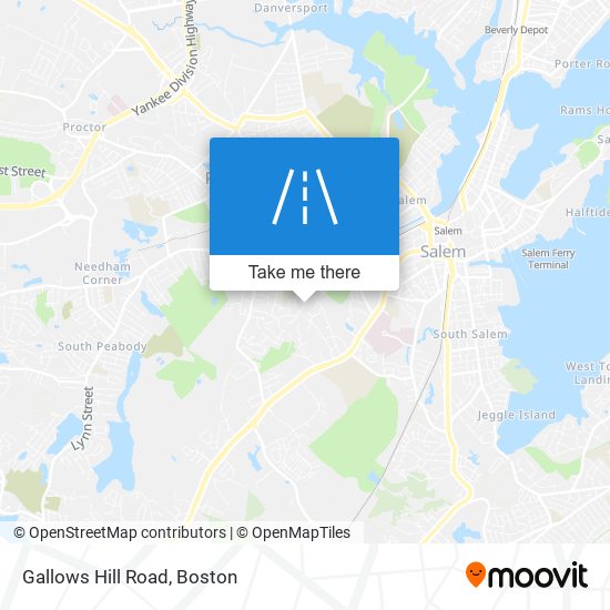 Mapa de Gallows Hill Road