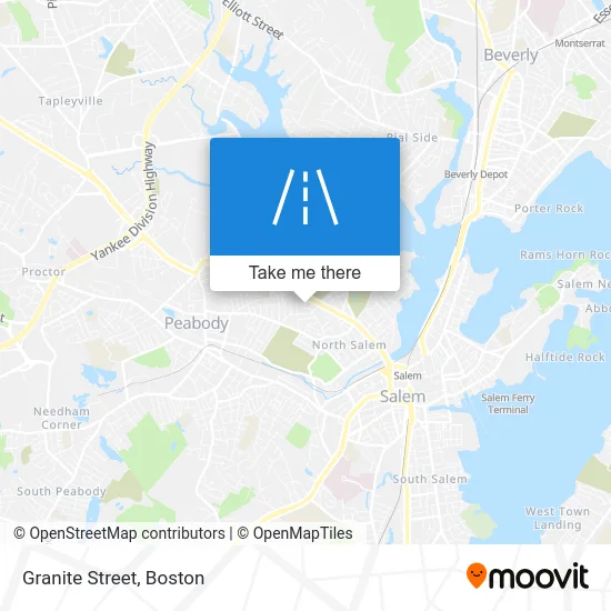Granite Street map