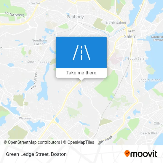 Green Ledge Street map