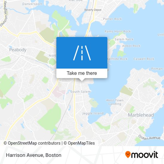 Mapa de Harrison Avenue
