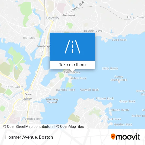 Hosmer Avenue map