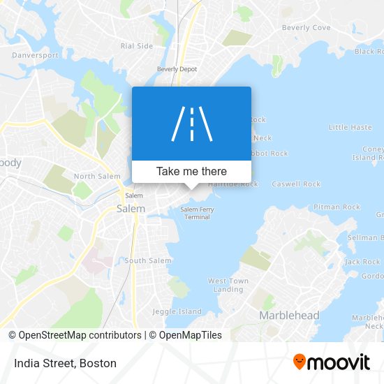 Mapa de India Street