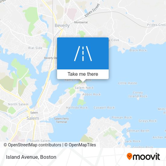 Mapa de Island Avenue