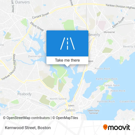 Kernwood Street map