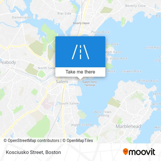 Kosciusko Street map