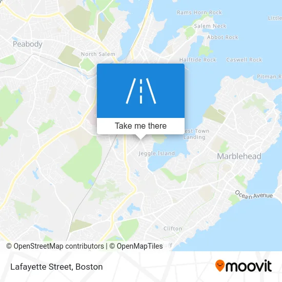 Lafayette Street map