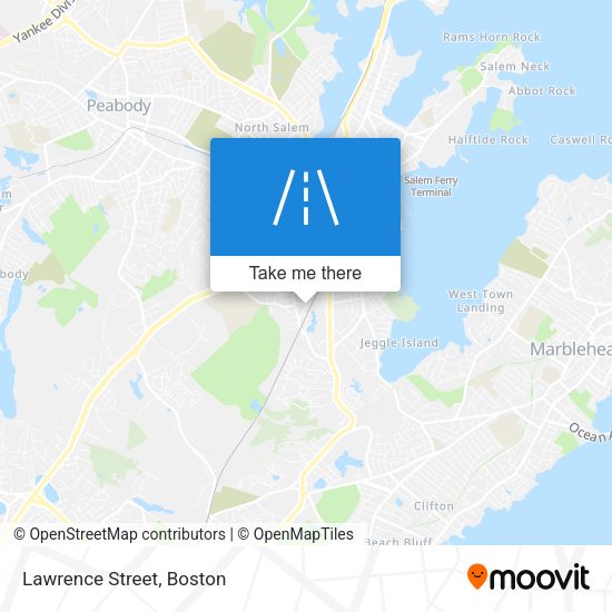 Mapa de Lawrence Street
