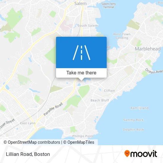 Mapa de Lillian Road