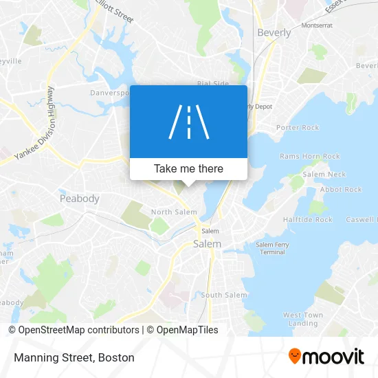Manning Street map