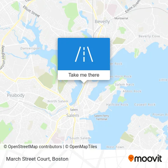 March Street Court map