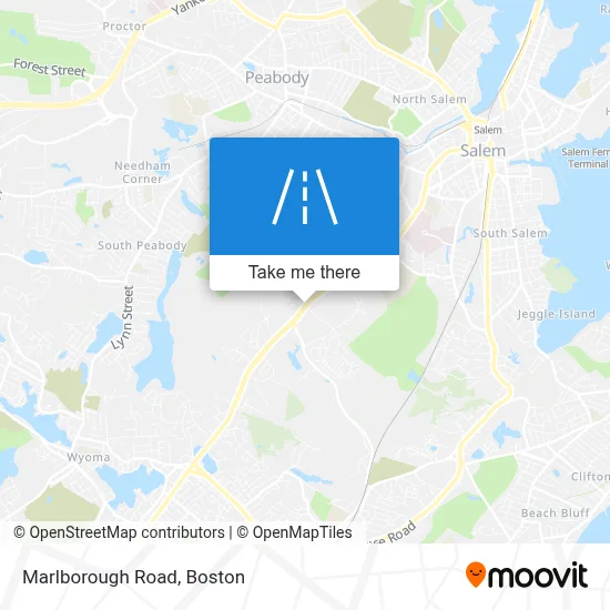 Marlborough Road map