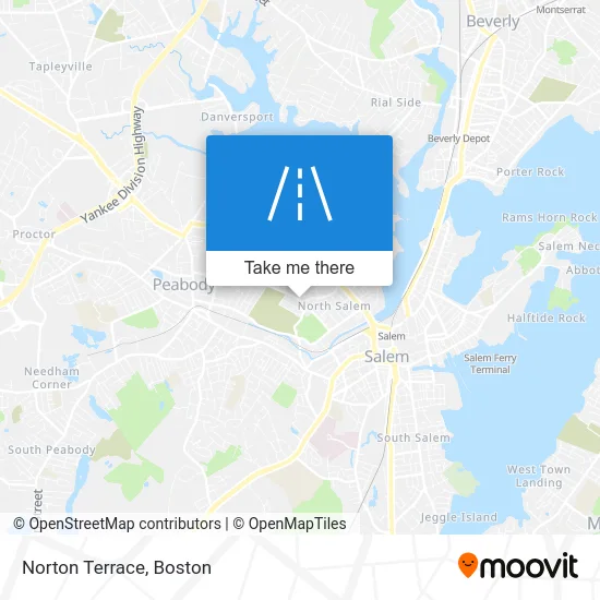 Norton Terrace map