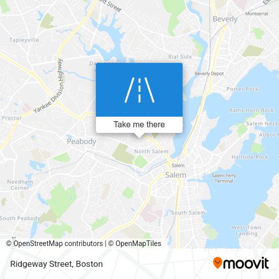 Mapa de Ridgeway Street