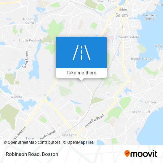 Mapa de Robinson Road