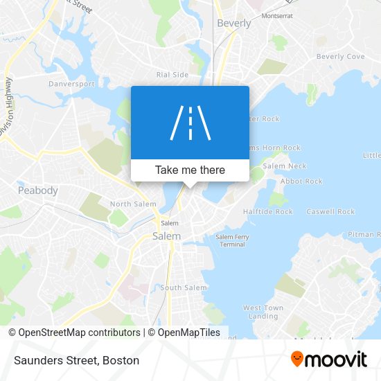 Mapa de Saunders Street