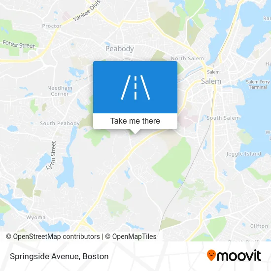 Springside Avenue map