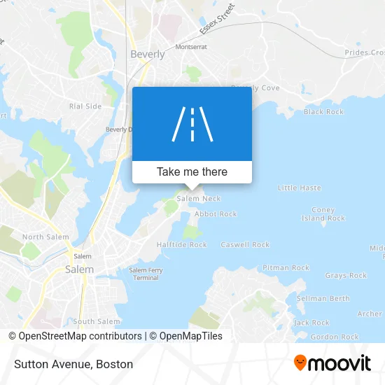 Sutton Avenue map