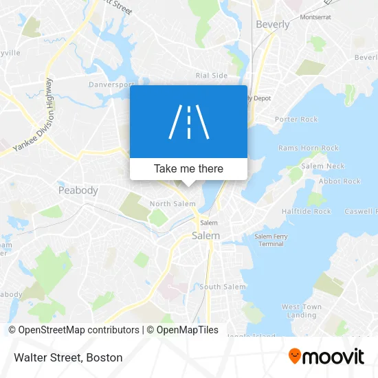 Walter Street map