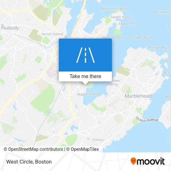 West Circle map