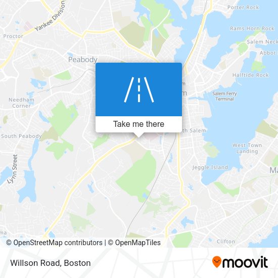 Mapa de Willson Road