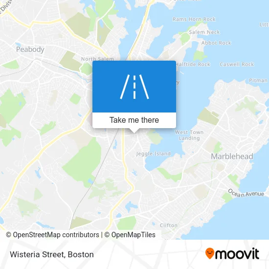 Wisteria Street map