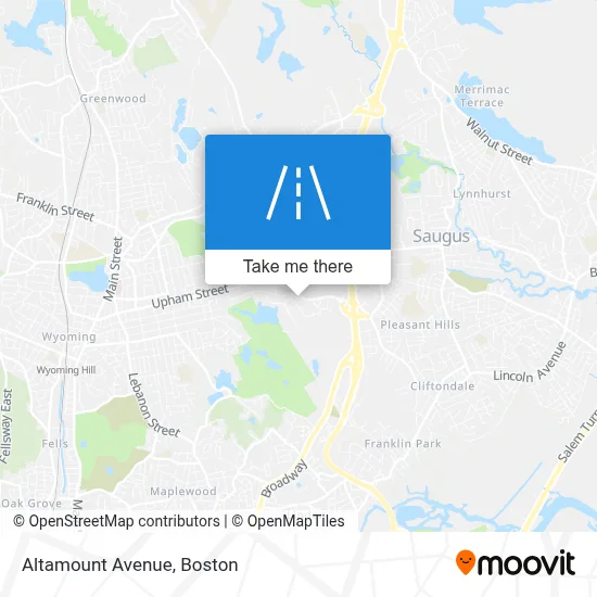 Altamount Avenue map