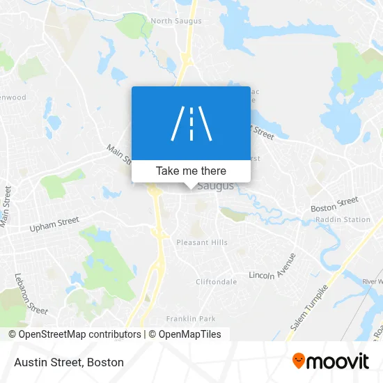 Austin Street map