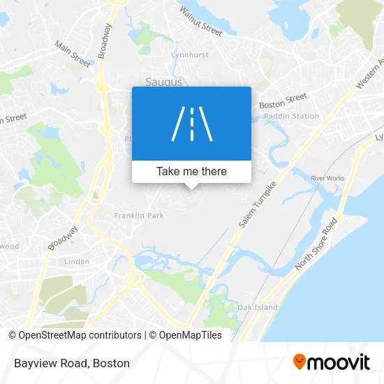 Bayview Road map