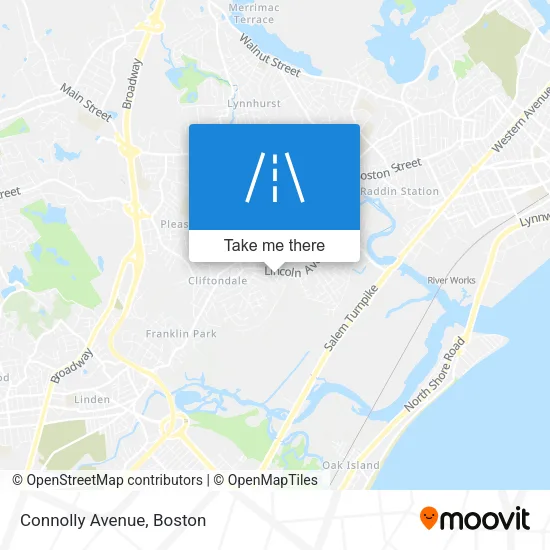 Connolly Avenue map