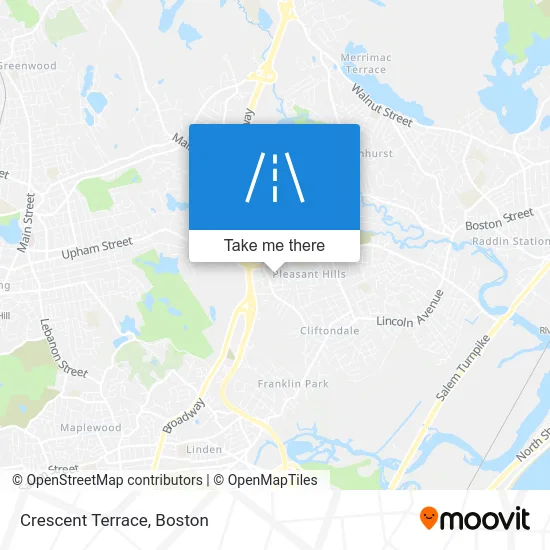 Crescent Terrace map