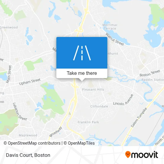 Davis Court map