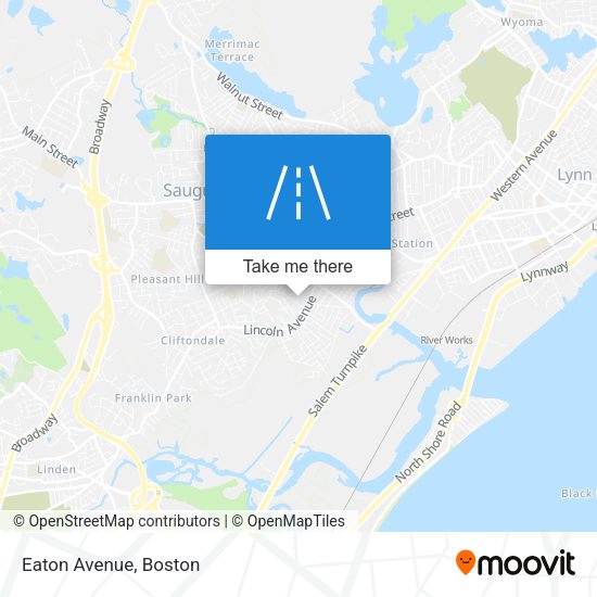 Mapa de Eaton Avenue