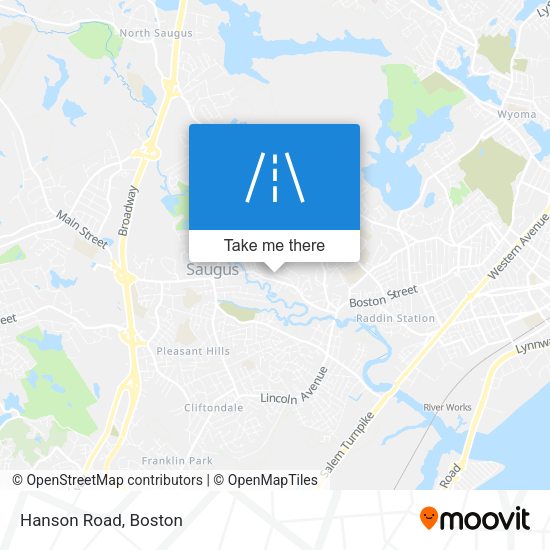 Mapa de Hanson Road
