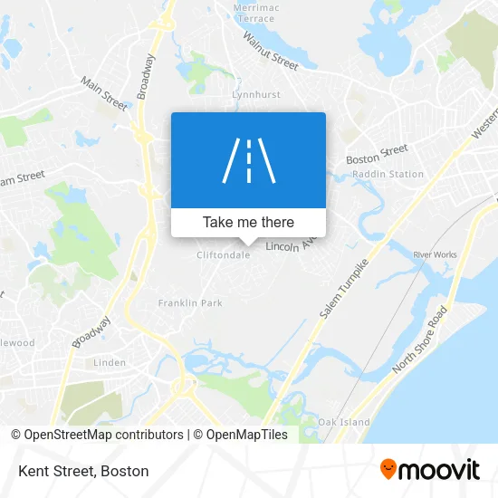 Kent Street map