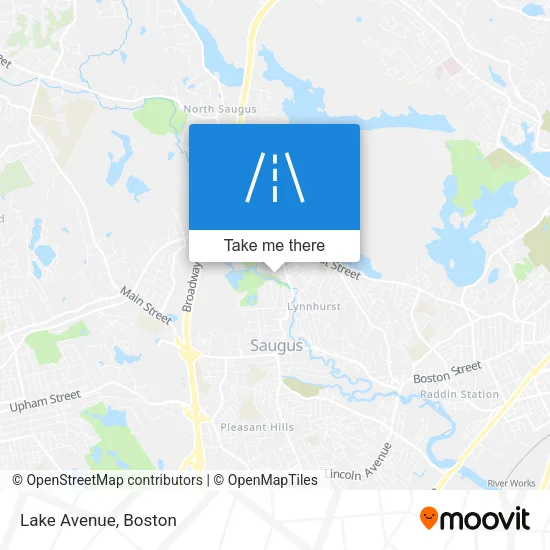 Lake Avenue map