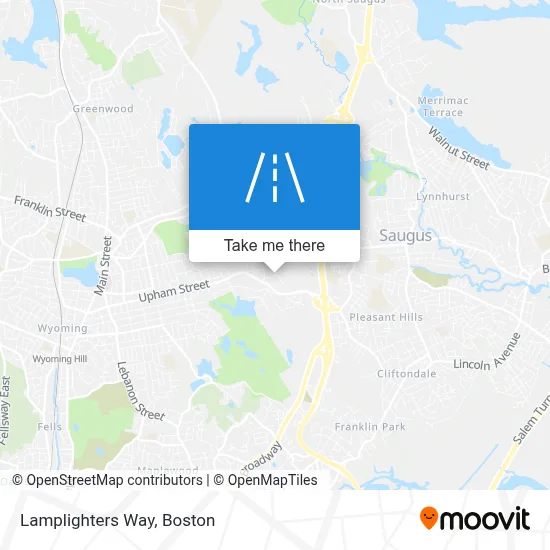 Lamplighters Way map