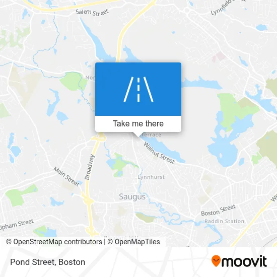 Pond Street map
