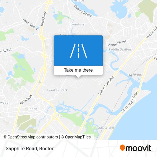 Mapa de Sapphire Road