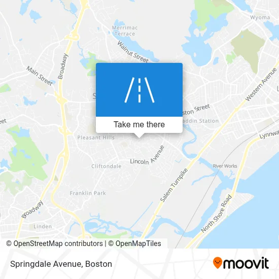 Springdale Avenue map