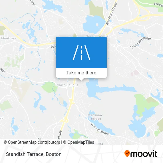Standish Terrace map