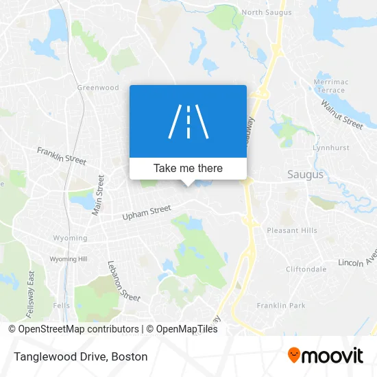 Tanglewood Drive map