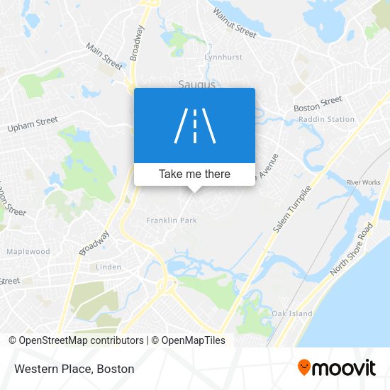 Mapa de Western Place