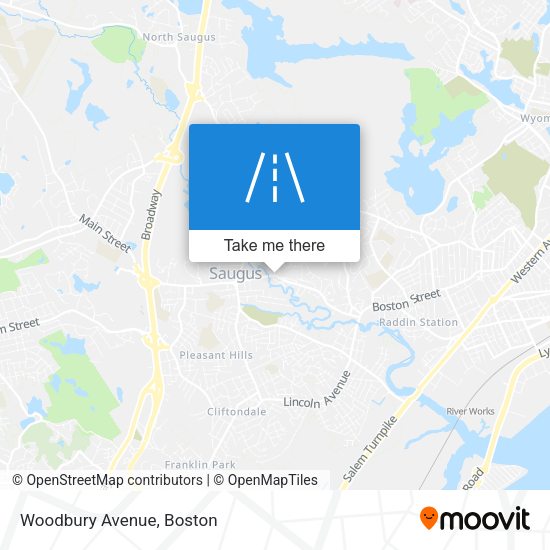 Mapa de Woodbury Avenue