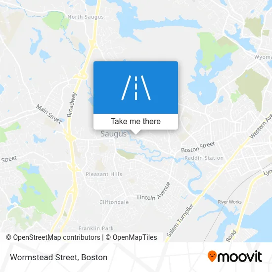 Wormstead Street map