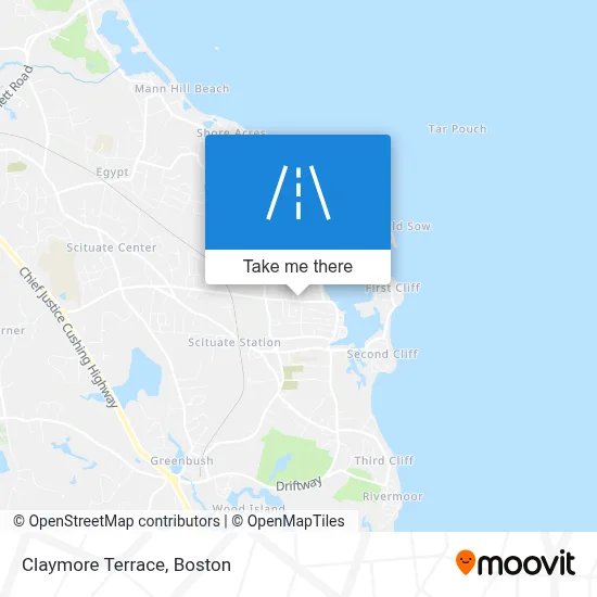Claymore Terrace map