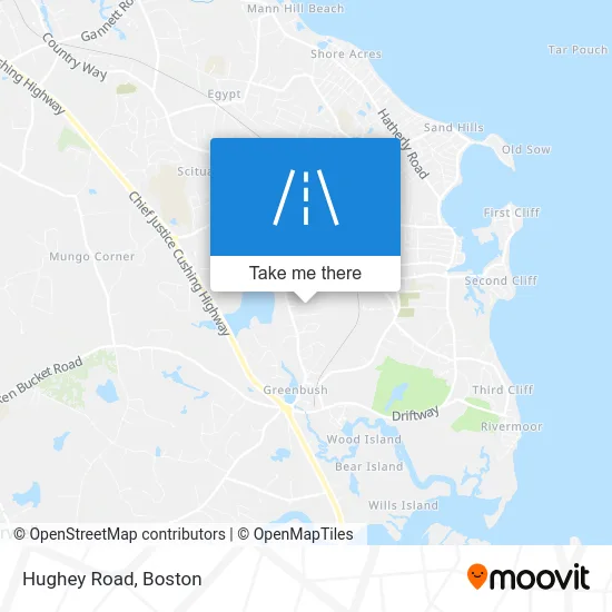 Hughey Road map