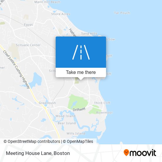 Meeting House Lane map