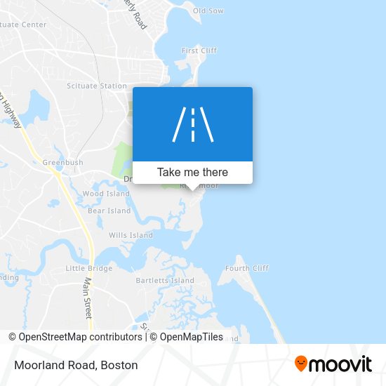 Moorland Road map