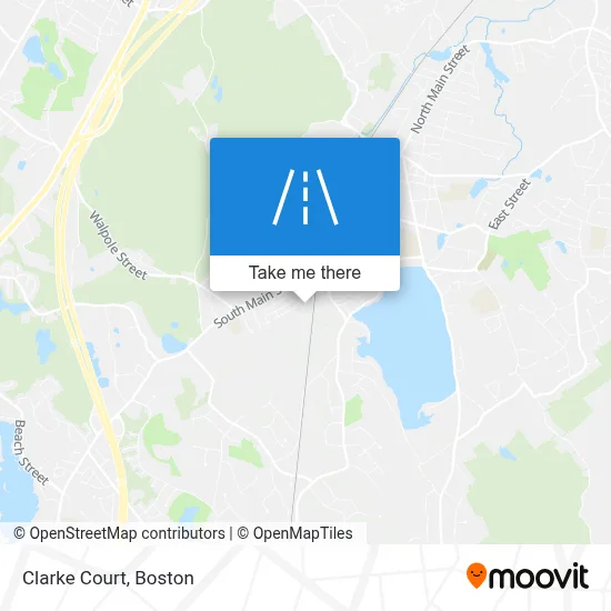 Clarke Court map