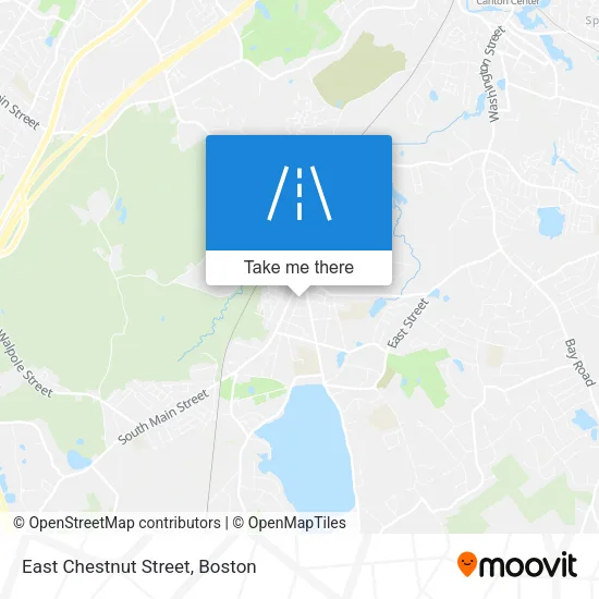 East Chestnut Street map